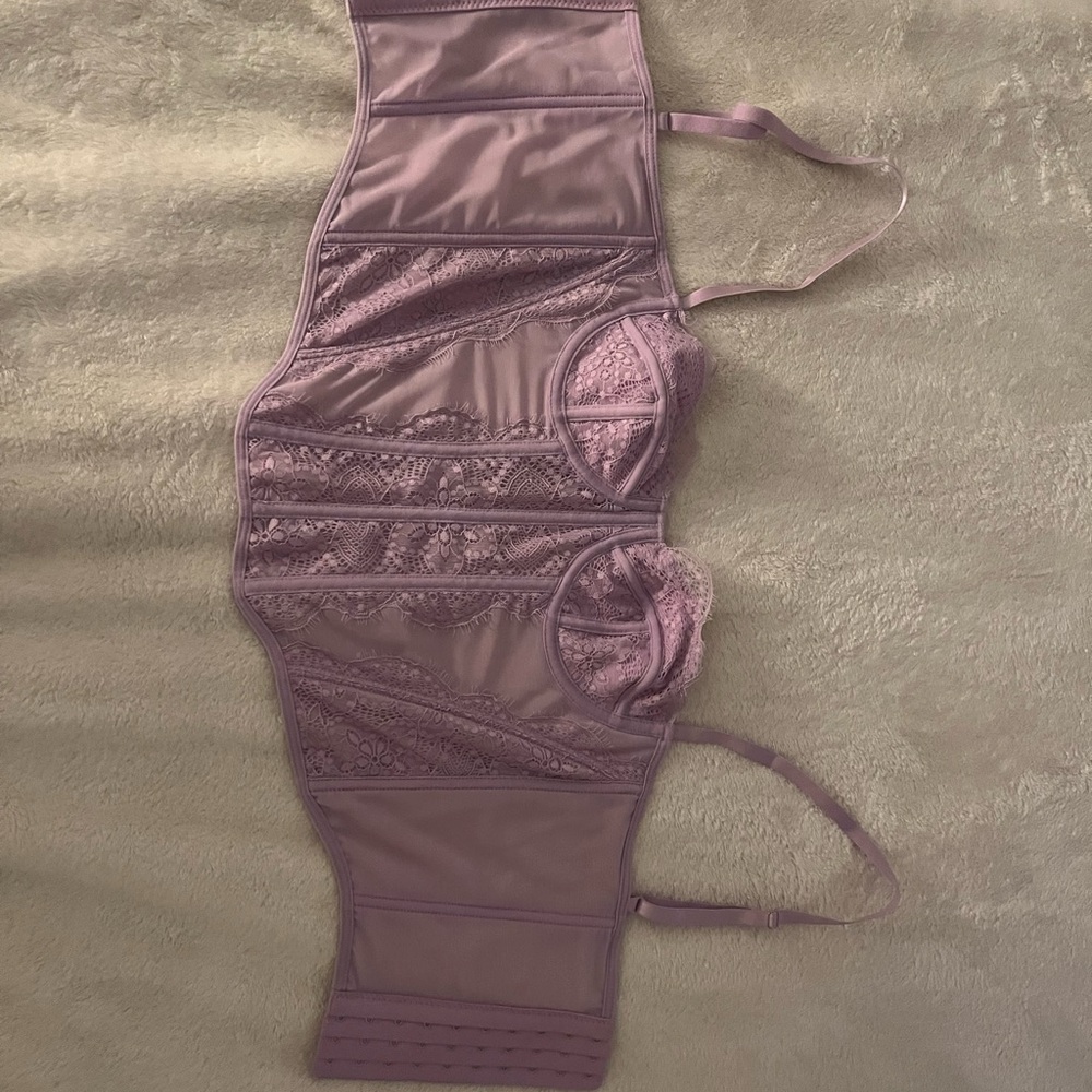 Lavender Lace Corset
